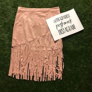 L Blush Boho Tassel Skirt NWT  Sale $15 NOW-Sun
